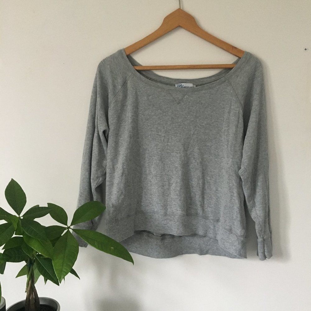 Off the shoulder sweatshirt